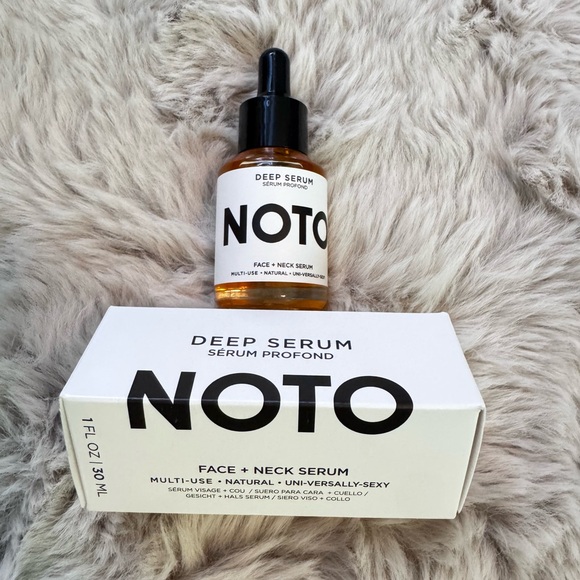 Noto Deep Serum Face + Neck Serum 1oz Multi-Use Natural NEW - Picture 1 of 2